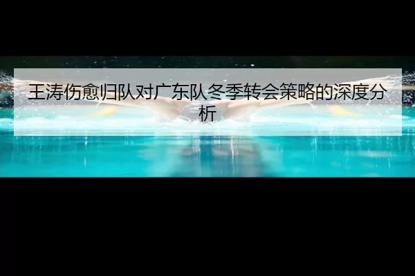王涛伤愈归队对广东队冬季转会策略的深度分析